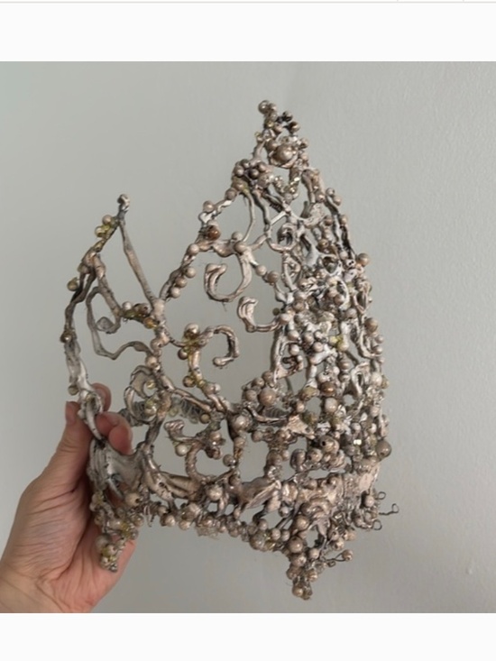 •Ethereal Crown with pearl veil by Agniesza Osipa• main image 4